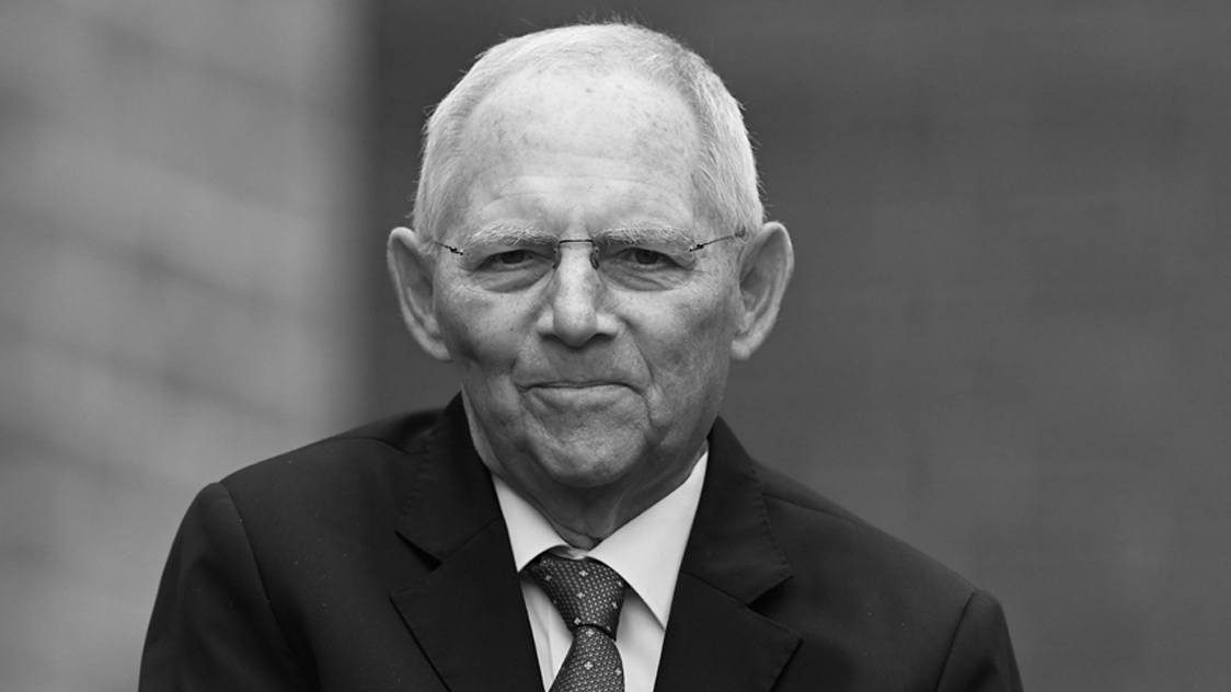 Porträtfoto von Bundesinnenminister a. D. Dr. Wolfgang Schäuble